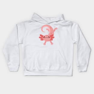 happy axolotl Kids Hoodie